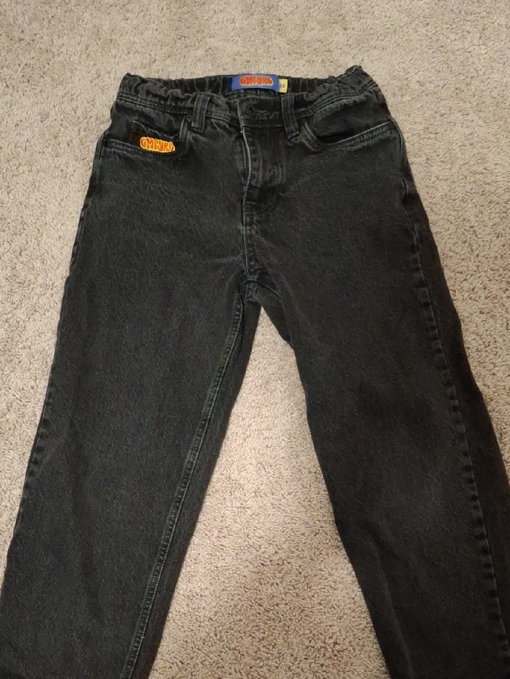 Empyre Black Straight-Leg Jeans